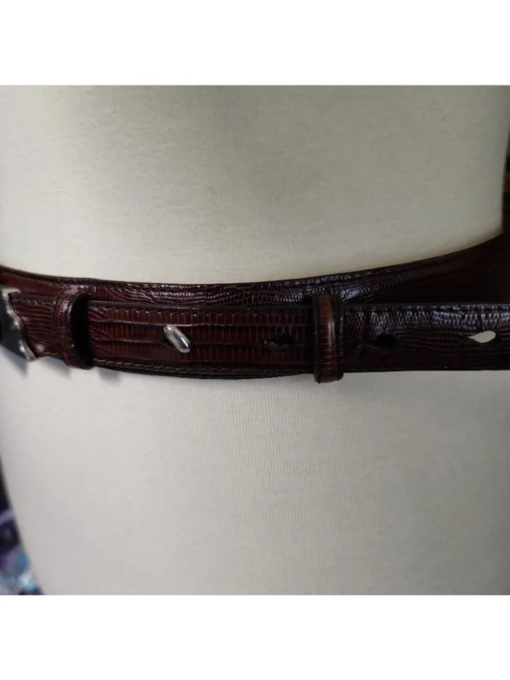 jamie sadock Women's Brown Leather Belt Size Large 1819 Fits Waist 37-38